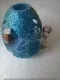 3-D-Osterglitzerei blau mit Elfe und Igelchen